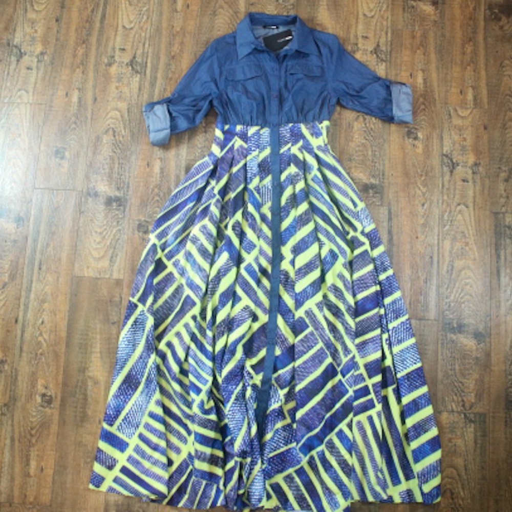 Denim Maxi Dress